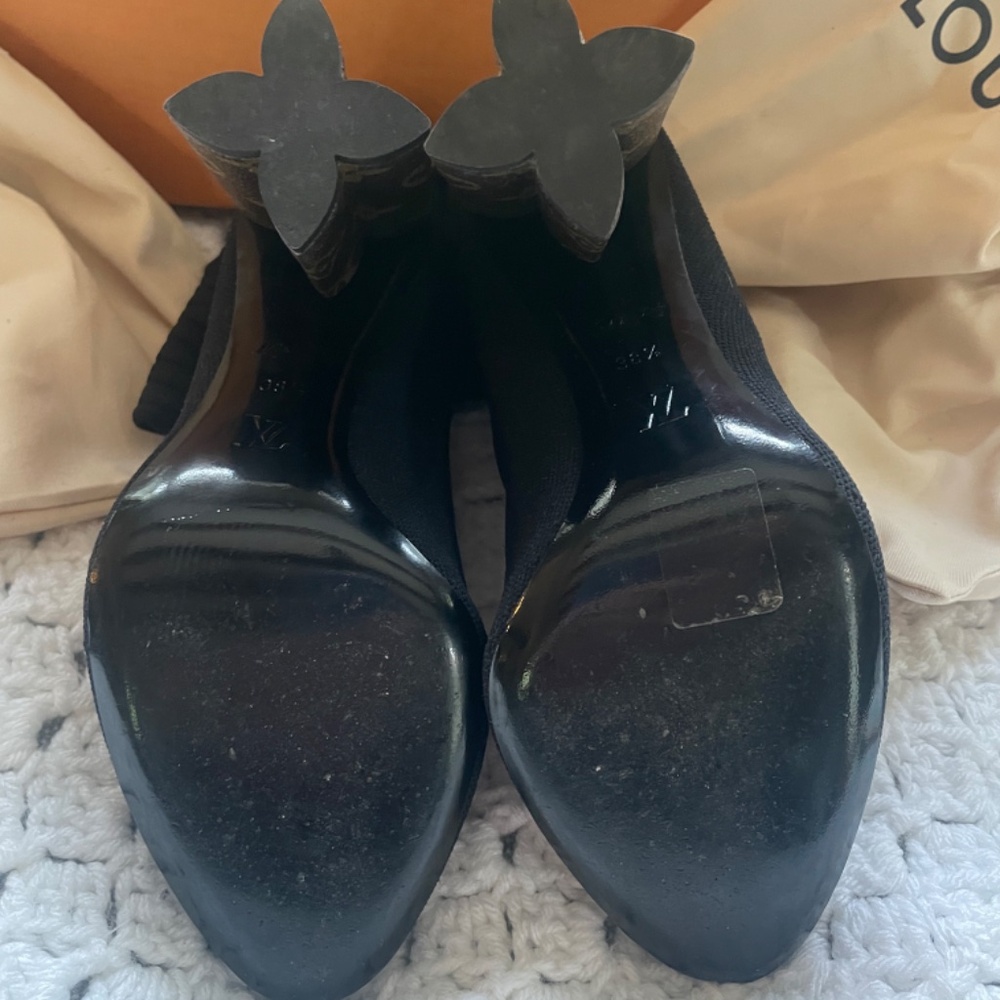 Black Louis Vuitton booties - Picture 8 of 8